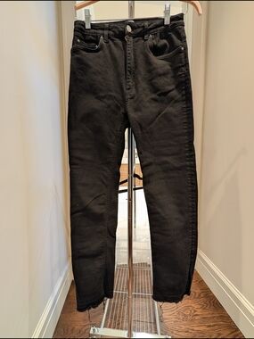 Toteme Black Slim Straight Jeans